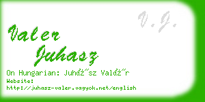 valer juhasz business card